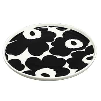 marimekko - マリメッコ　ウニッコ プレート 20cm ブラック ×ホワイト 51Y+0XVkhNL._UF350,350_QL50_.jpg